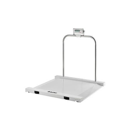 Global Industrial Wheelchair Scale, 1,000 lb x 0.5 lb, 41-5/16L x 38-1/4W x 2-3/4H 244701